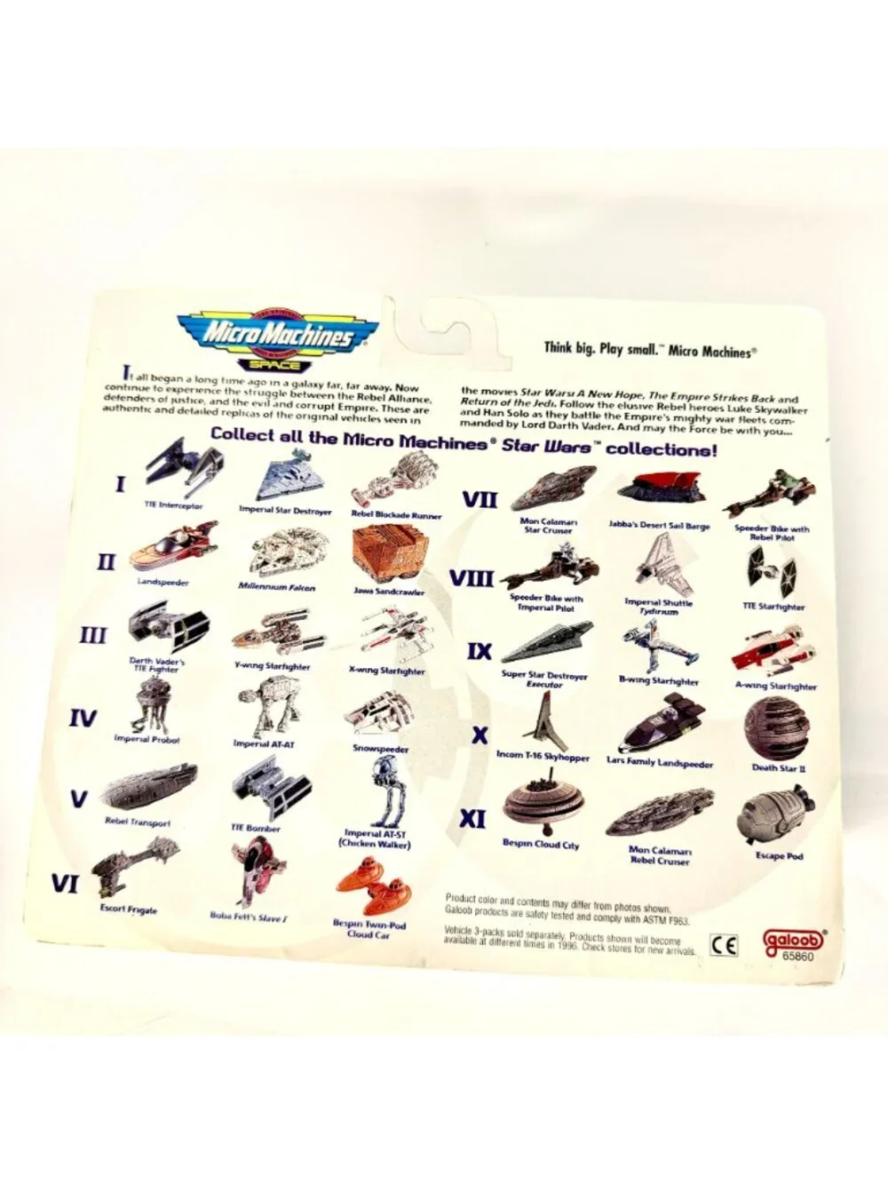 Micro Machines Star Wars Space AT-AT Probe Droid Set | 1996